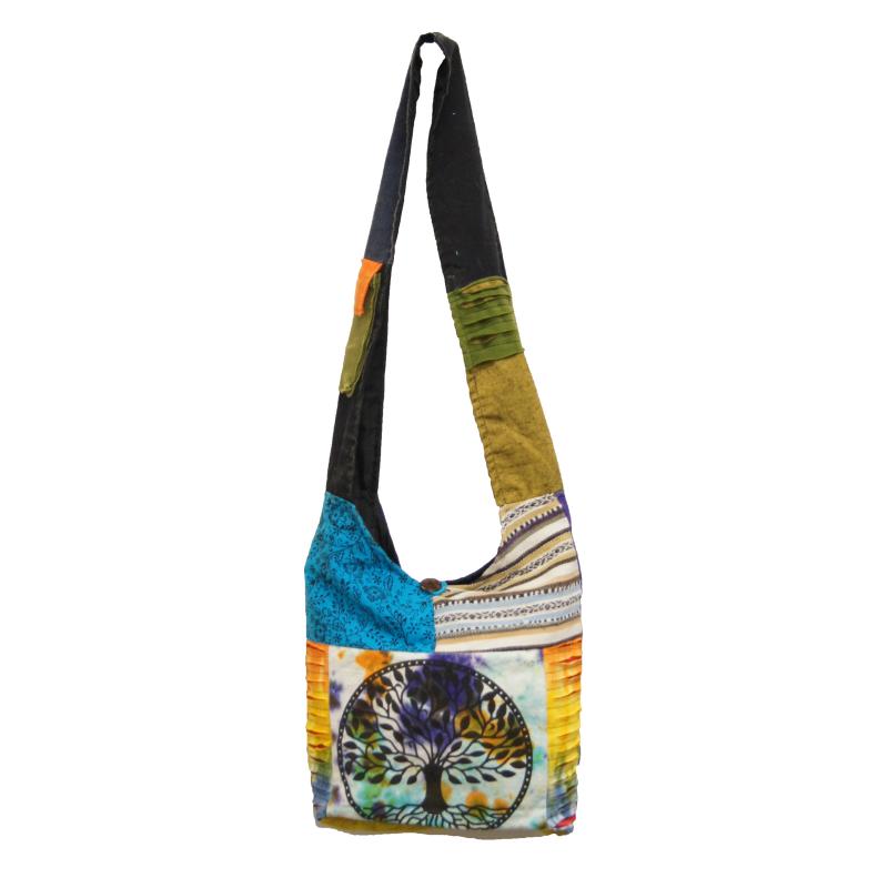 Large Circle Tree of Life Hobo Bag