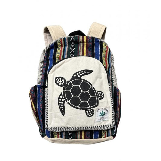 Small Mini Backpack-Sea Turtle Print