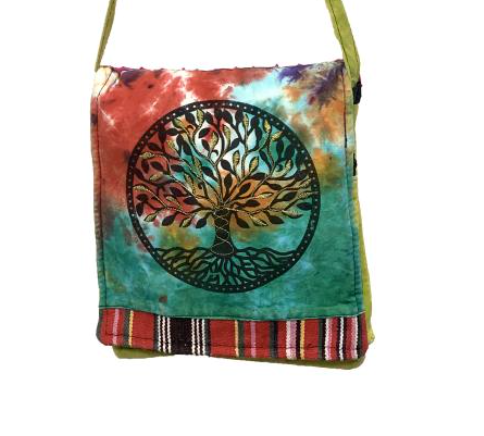 Small Tree of Life Flap Bag